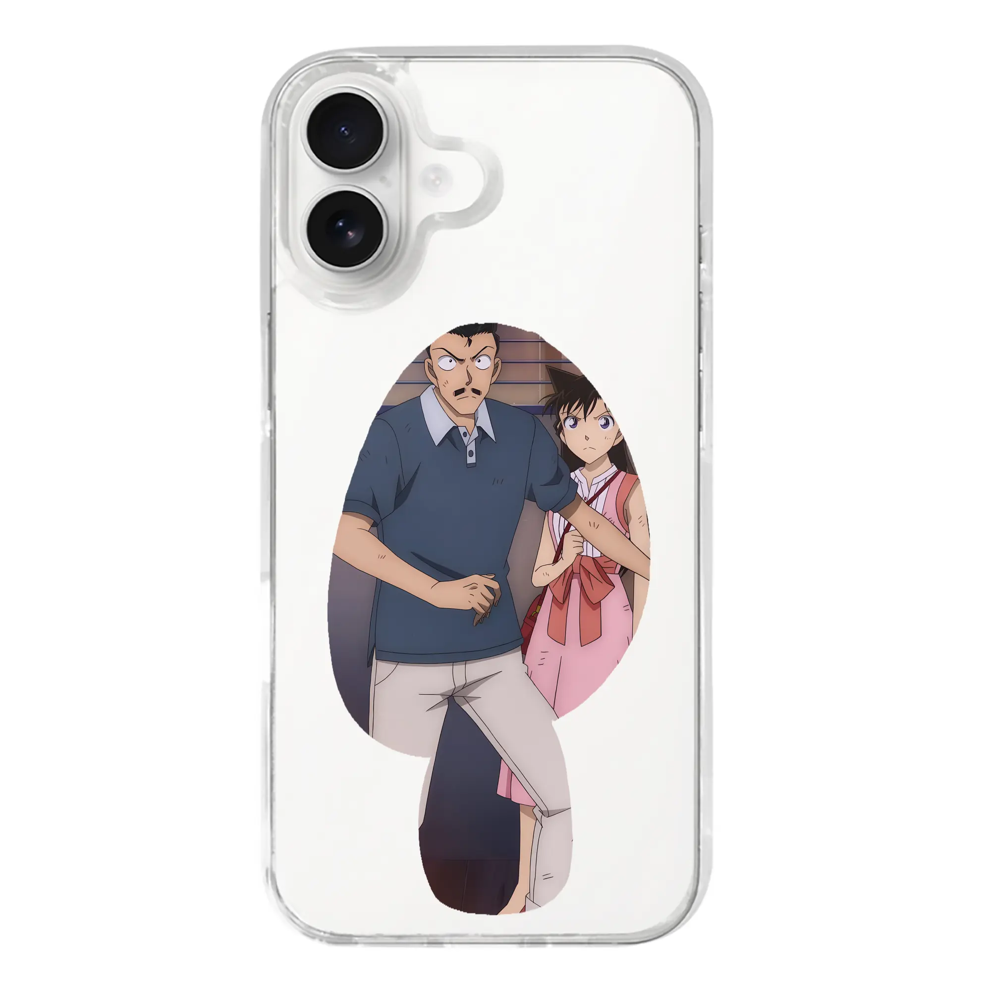 名探偵コナン グッズ 毛利 小五郎 - iPhone 17シリーズ 透明スマホケース – 薄型・耐衝撃・精密フィット保護カバー